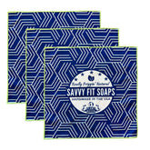 (3 Pack) THE TRAVELERS TOWEL by Savvy Fit Soaps | Plastic Free